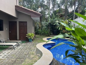 Outdoor pool -  Wonderful Vista Las Olas - Pool Table Private Pool - Ocean Views - Pet Friendly (Playa Hermosa Garabito Jaco)