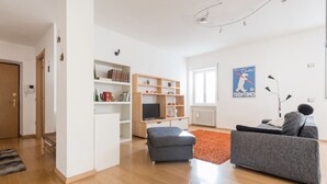 Apartment, 3 Bedrooms | Living area | Flat-screen TV - Casa Daniza (Trento)