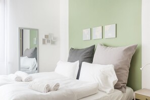 2 habitaciones, wifi gratis y ropa de cama