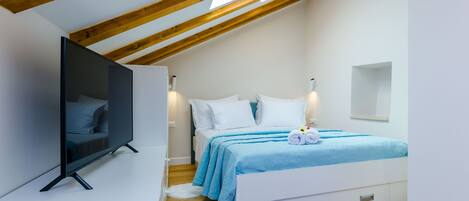 Huoneisto (One-Bedroom Apartment) | 1 makuuhuone, silitysrauta/-lauta, ilmainen Wi-Fi, vuodevaatteet
