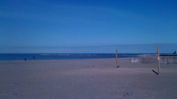 Beach nearby, sun-loungers