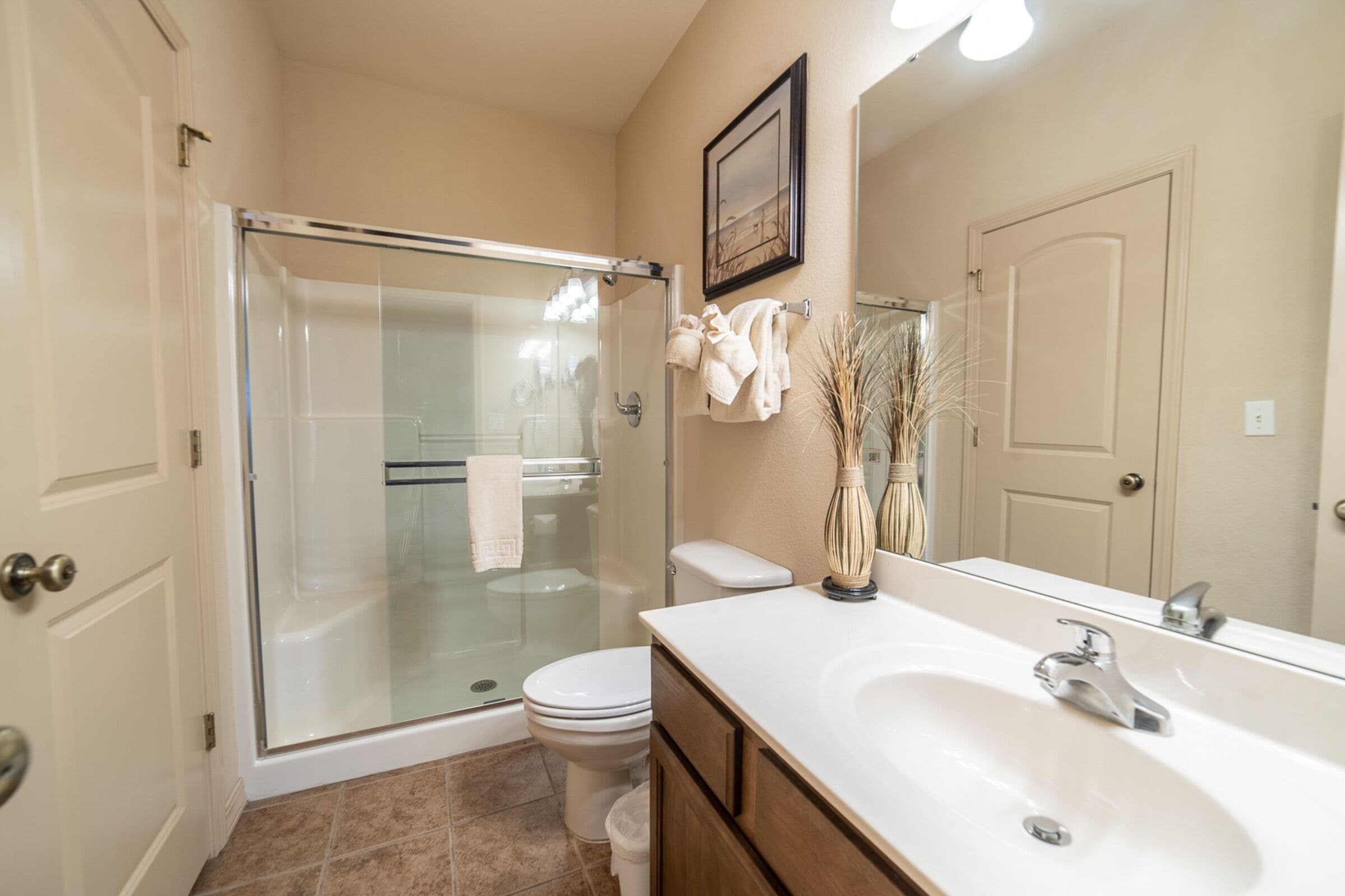 family condo, 3 bedrooms, golf view | bathroom | free toiletries, hair dryer, towels