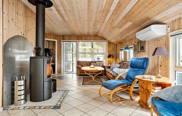 تلفزيون، مدفأة، مشغل دي في دي