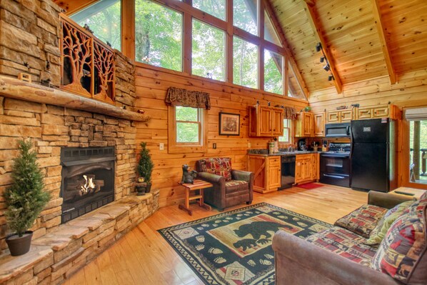 單棟房屋, 1 張特大雙人床及 1 張梳化床 (American Treehouse #1708) | 客廳