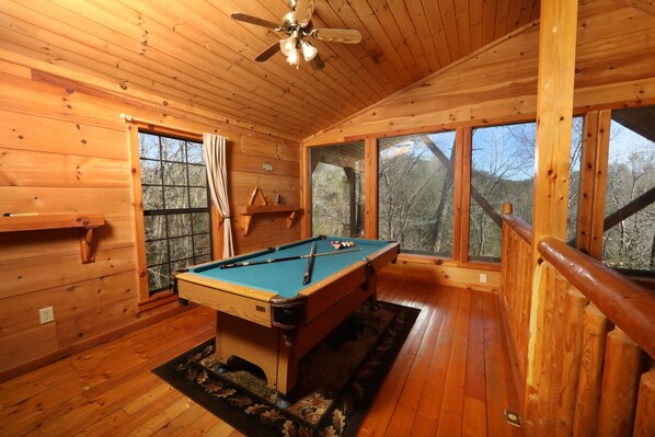 House, Multiple Beds (Above The Falls #144) | Game room