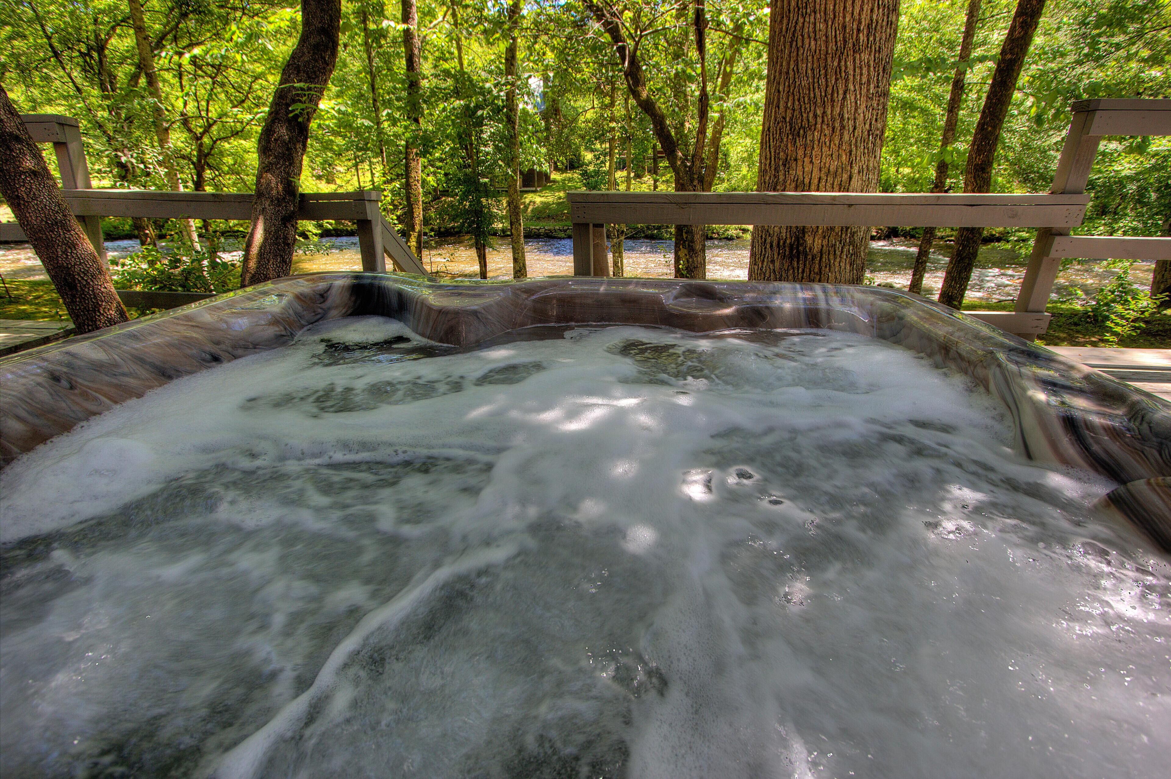 House, Multiple Beds (Living Waters #376) | Outdoor spa tub