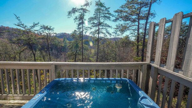 House, 1 King Bed with Sofa bed (Always & Forever #118) | Outdoor spa tub - Always & Forever #118 (Sevierville)