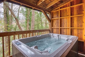 Ferienhaus, 1 King-Bett (Leather And Lace #1615) | Außen-Whirlpool
