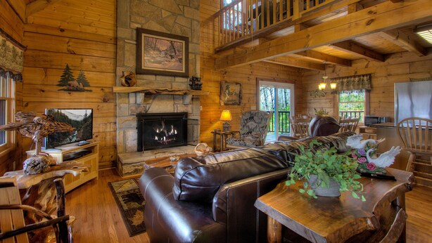 House, Multiple Beds (Almost Heaven #205) | Living area - Almost Heaven #205 (Sevierville)