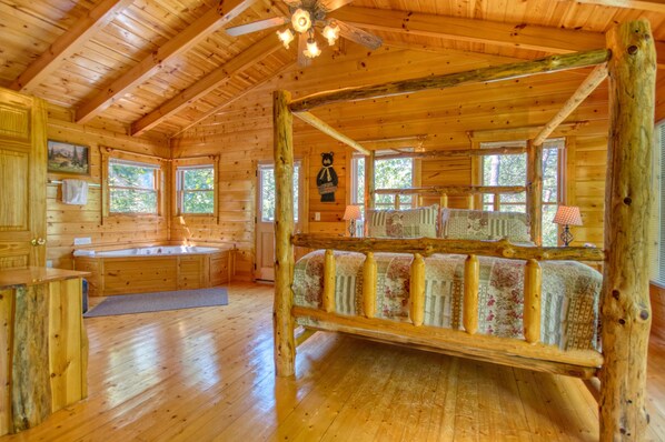 House, Multiple Beds (A Mountain Paradise #295) | 2 bedrooms, individually decorated, individually furnished, bed sheets