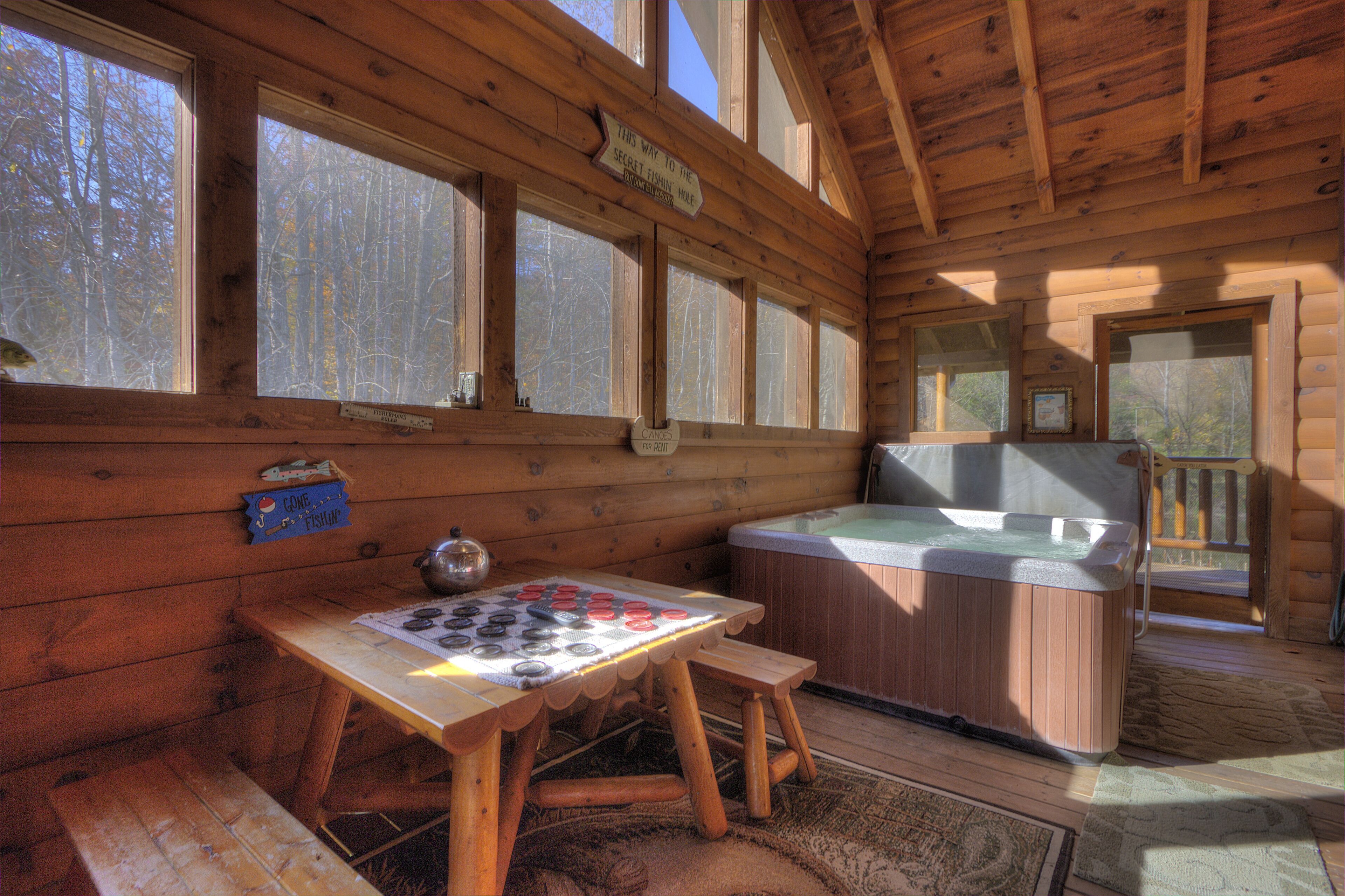 House, Multiple Beds (A Fishing Hole #156) | Living room