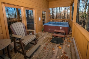 House, Multiple Beds (All Tucked Away #114) | Outdoor spa tub - All Tucked Away #114 (Sevierville)