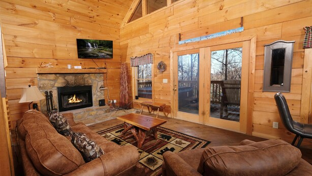 House, Multiple Beds (All Tucked Away #114) | Living area - All Tucked Away #114 (Sevierville)