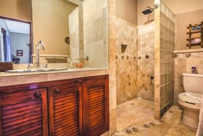 Shower, towels