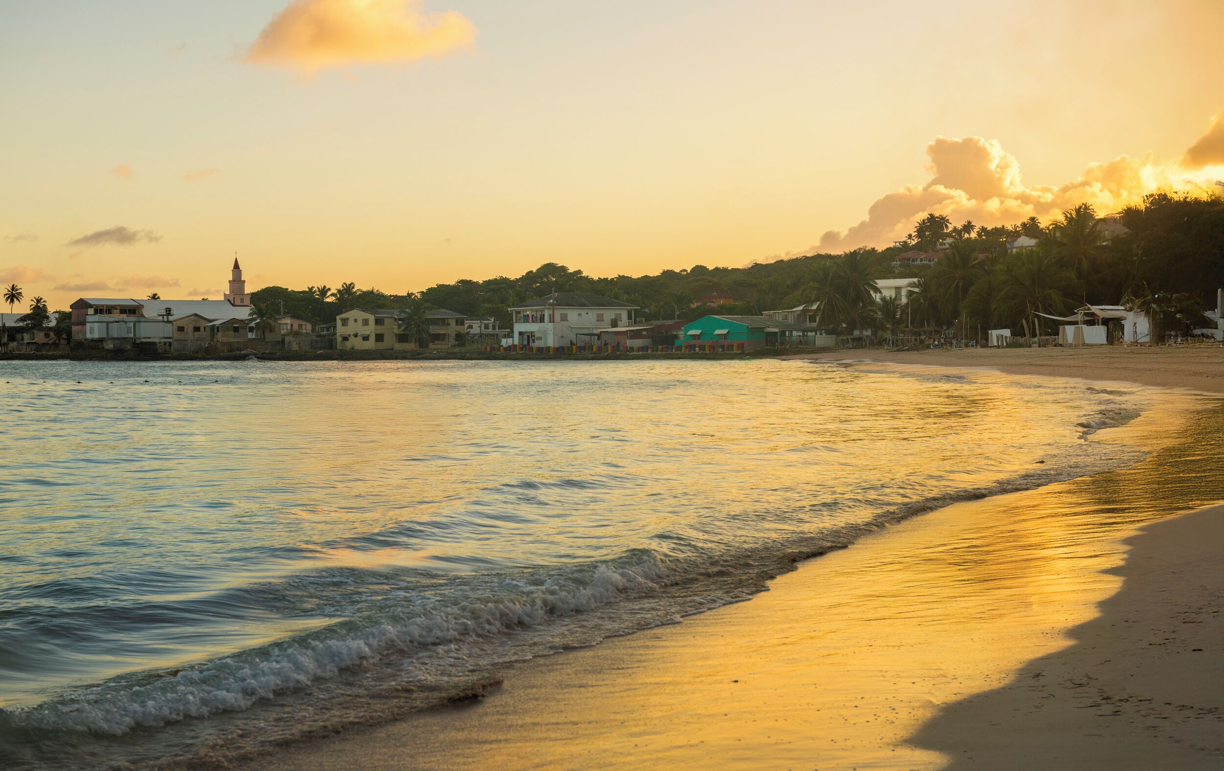 on the beach, white sand