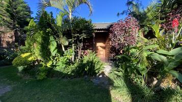 Cabaña familiar | Edredón, camas Select Comfort y caja de seguridad en la habitación