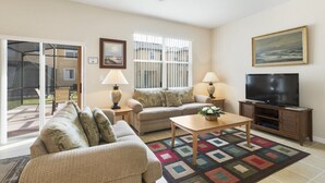 Apartment | Living room | Flat-screen TV, DVD player - Tropical Paradise (Kissimmee)