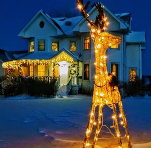 Front of property - evening/night