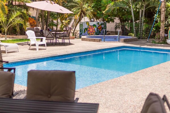 Alberca al aire libre 