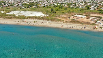 En la playa 