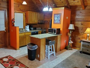 House, 1 King Bed with Sofa bed (Wild Thing #1525) | Private kitchen | Fridge, microwave, stovetop, dishwasher - Wild Thing #1525 (Gatlinburg)