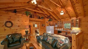 House, Multiple Beds (Creekside Retreat #208) | Living area - Creekside Retreat #208 (Sevierville)