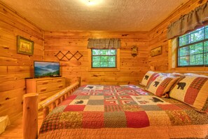 Cabin, 1 Bedroom | 1 bedroom, individually decorated, individually furnished, bed sheets - Secret Hideaway #195 by Aunt Bug's Cabin Rentals (Sevierville)
