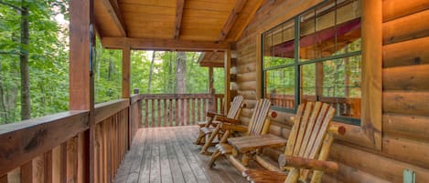 Cabane, 1 chambre | Balcon