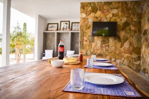 Dining - Casa E&N. Completely eco friendly out off grid. (San Jose del Cabo)
