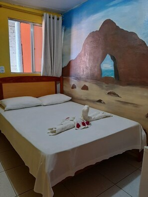 Minibar, gratis wi-fi och sängkläder