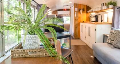 Emerald Gypsy Skoolie.... a Quirky Chic School Bus
