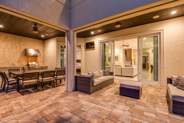 Villa (760GBD00) | Balcony - Golden Bear Villa Reunion (Kissimmee)