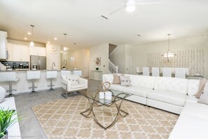 Villa (8946TW Amazing Champions Gate 8 Bedro) | Living room | LED TV, DVD player