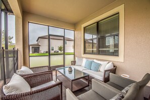 Villa (1417WW Amazing Champions Gate 9 Bedro) | Balcony