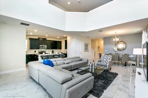 Villa (1547D Champions Gate Villa With  Pool) | Living room | Flat-screen TV - 1547d Champions Gate Villa With Pool (Davenport)