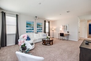 Villa (1502NAS Amazing 7 Bedroom 5 Bathroom ) | Living room | Flat-screen TV - 1502nas Amazing 7 Bedroom 5 Bathroom Resort Villa (Kissimmee)