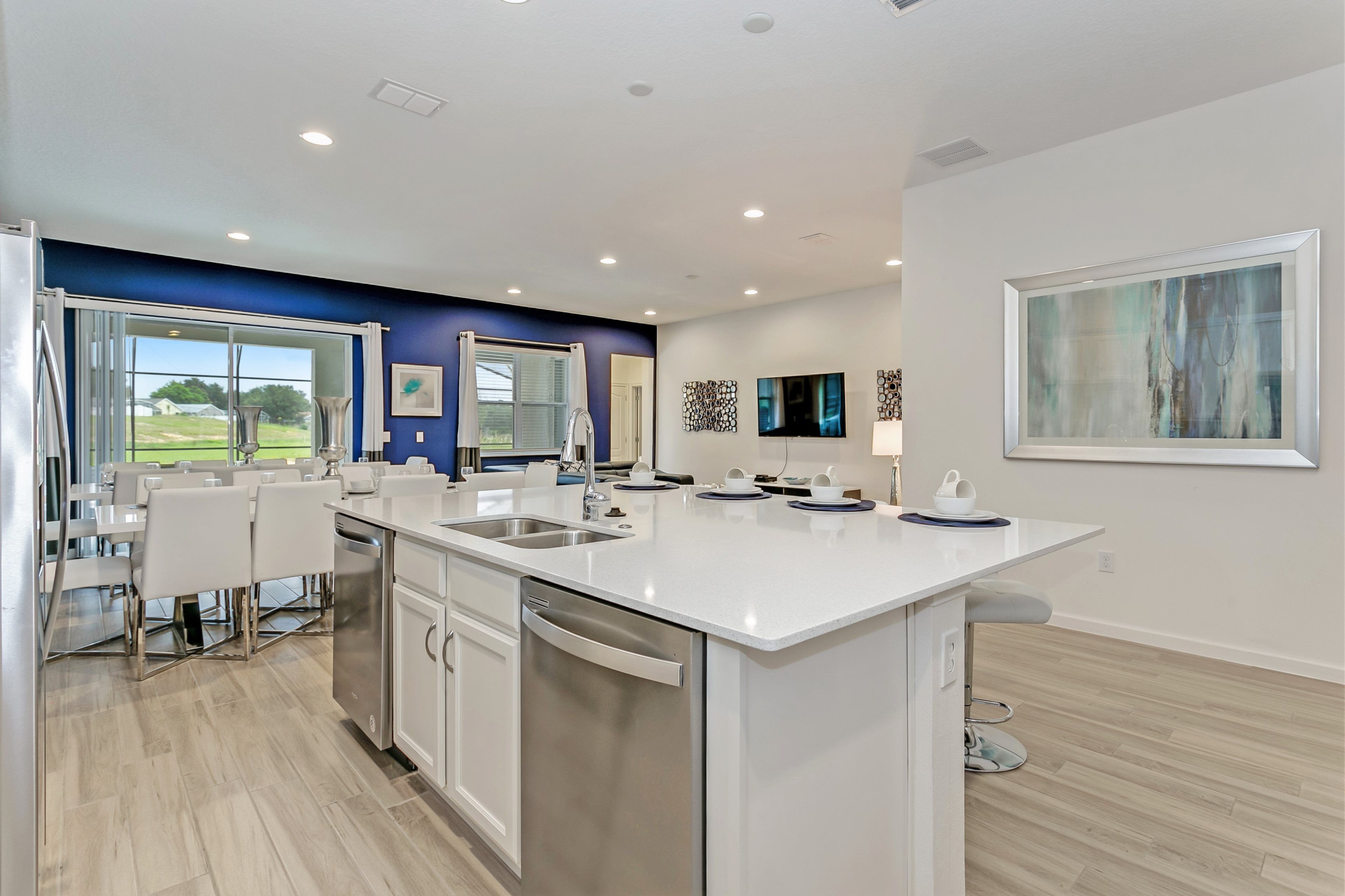 Villa (5410OAKG) | Private kitchen | Fridge, dishwasher, coffee/tea maker, toaster