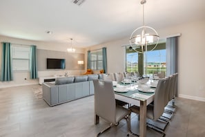 Villa | Dining - 465oca Amazing Champions Gate 9 Bedroom 5 Bed (Kissimmee)