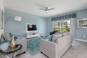 Villa (1564FLANGE) | Living room | Flat-screen TV - Flange Drive Champions Gate 1564 (Davenport)