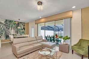 Apartment | Living room | LCD TV, fireplace, video-game console - Tangier Villa Windor At Westside (Kissimmee)