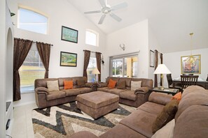 Villa (204GLEN) | Living room | Flat-screen TV, offices - Gleneagles Drive Highalnds Reserve 4 (Davenport)