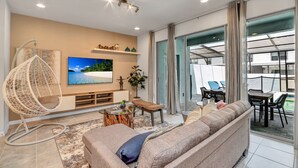 Apartment (2413DUBAI) | Living room | Flat-screen TV - dubai Villa Windsor At Westside  2 (Kissimmee)