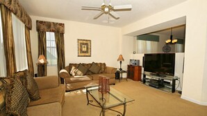 Villa (103BLL) | Living room | Flat-screen TV - Bay Leaf Villa Winwood Bay (Davenport)