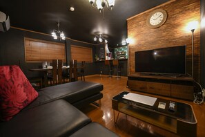 Familie huis | Woonruimte | Een televisie