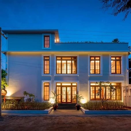 Front of property - evening/night