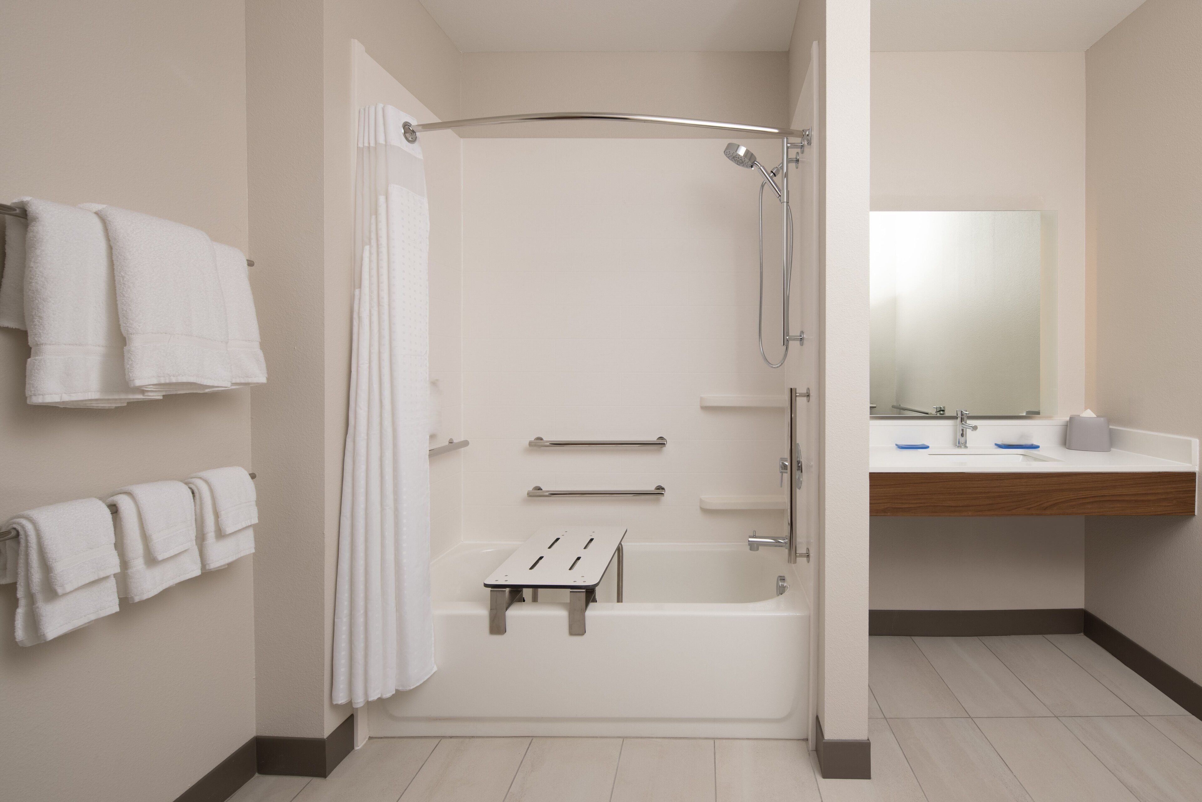 suite, 2 queen beds, accessible (communications, accessible tub) | 1 bedroom, hypo-allergenic bedding, pillow-top beds, in-room safe