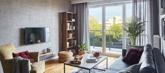 Elegant Apartment in Zoliborz | Balcony and Parking