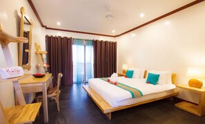 Phòng Deluxe, quang cảnh biển (Cliff) | Két bảo mật tại phòng, bộ trải giường 