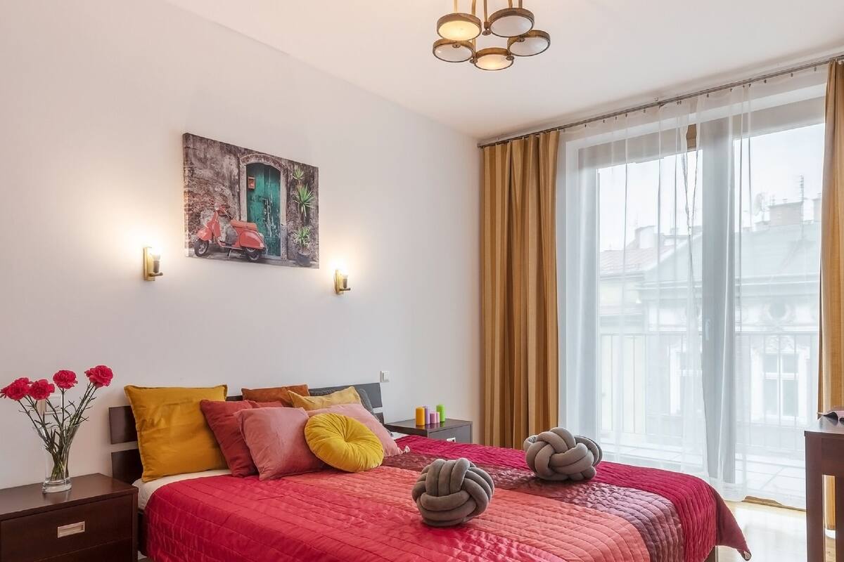 Apartamento Confort, 1 habitación, cocina | 1 dormitorio, caja fuerte, tabla de planchar con plancha y wifi gratis