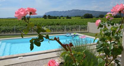 Vue Sainte Victoire, grand appartement neuf avec piscine proche Aix-en-Provence